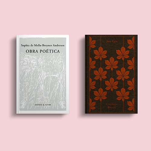 Livraria Lello suggests.."Obra Poética", by Sophia de Mello Breyner Andersen and "Jane Eyre", by Charlotte Brontë