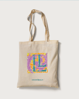 TOTEBAG SUMMER LINE ROSA/LARANJA